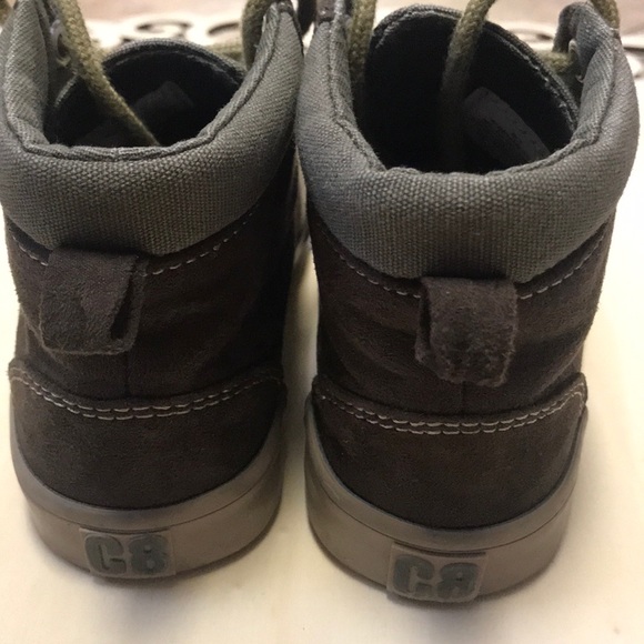 Crazy 8 Olive and Brown high top shoe - Picture 3 of 7